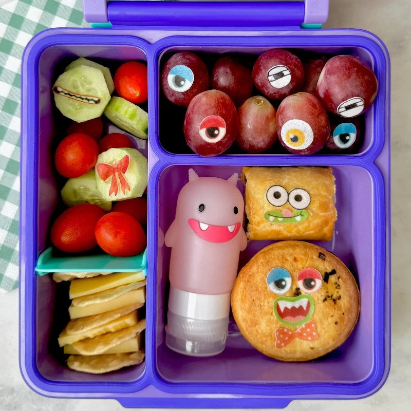 Sticketies Edible Lunchbox Stickers- Funny Faces