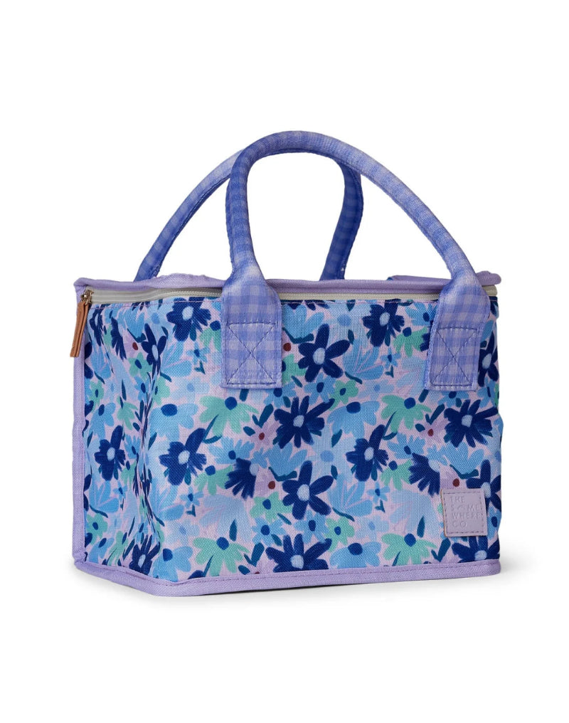 the somewhere co lunch bag- blue meadow