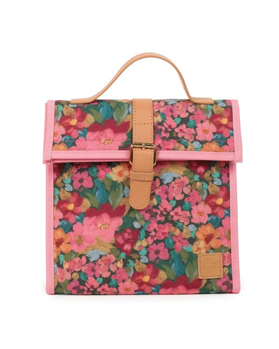 The Somewhere Co satchel- amongst the flowers