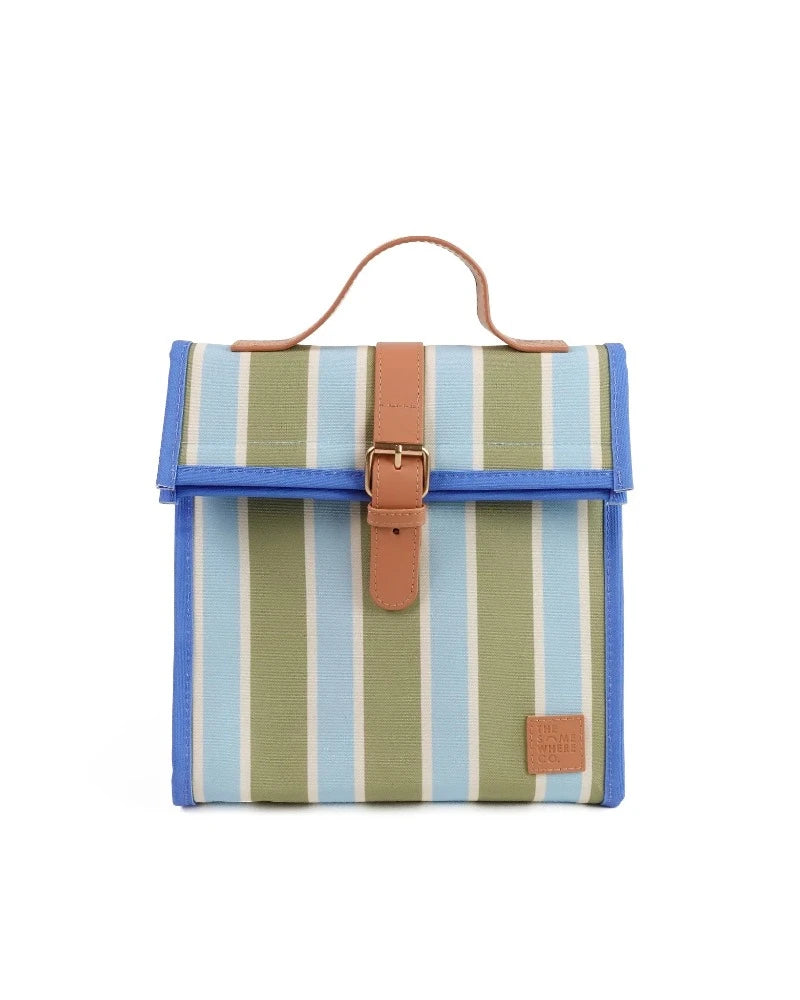 The Somewhere co lunch satchel- pistachio