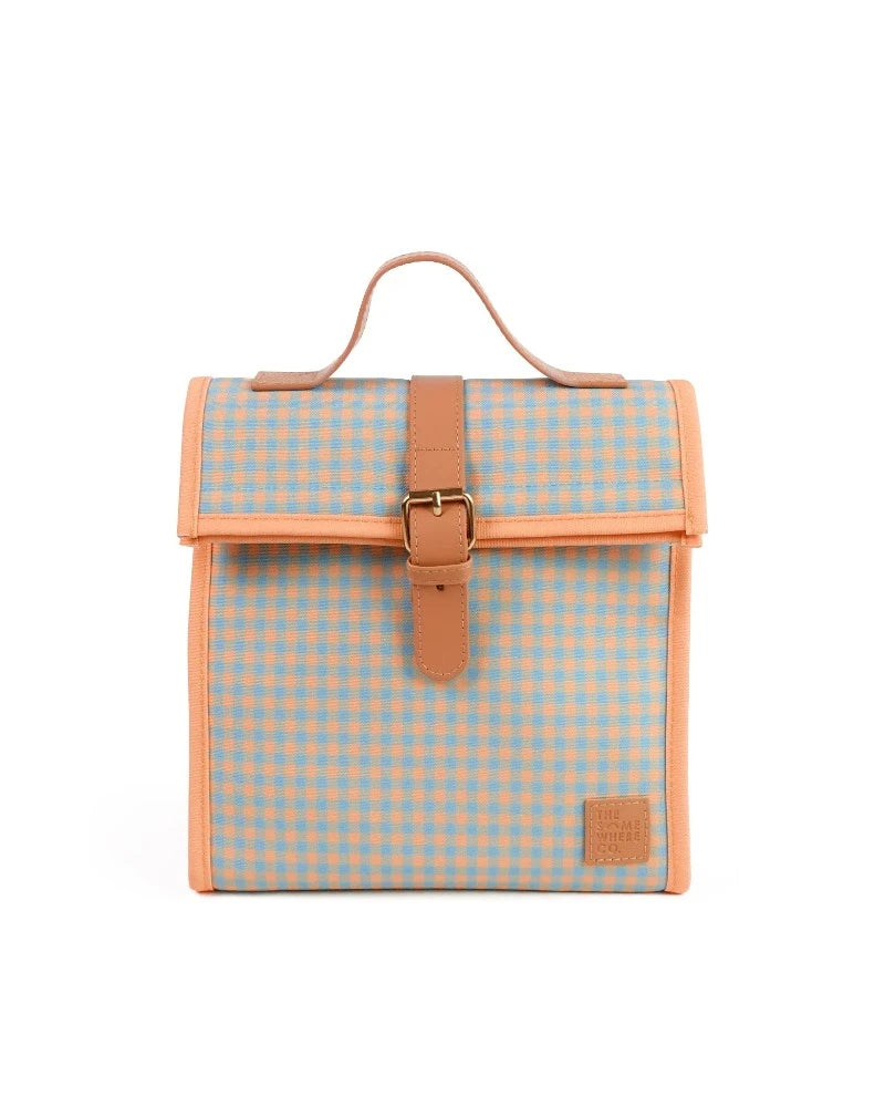 The Somewhere co lunch satchel- pistachio