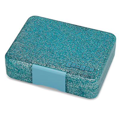 Yumbox snack- twinkle aqua glitter